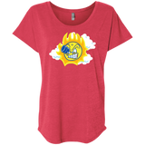 T-Shirts Vintage Red / X-Small Journey To The Angry Sun Triblend Dolman Sleeve