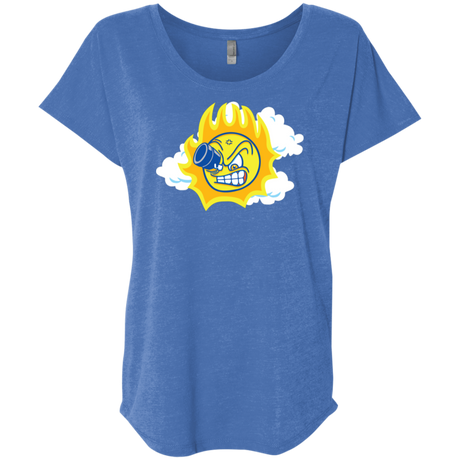 T-Shirts Vintage Royal / X-Small Journey To The Angry Sun Triblend Dolman Sleeve