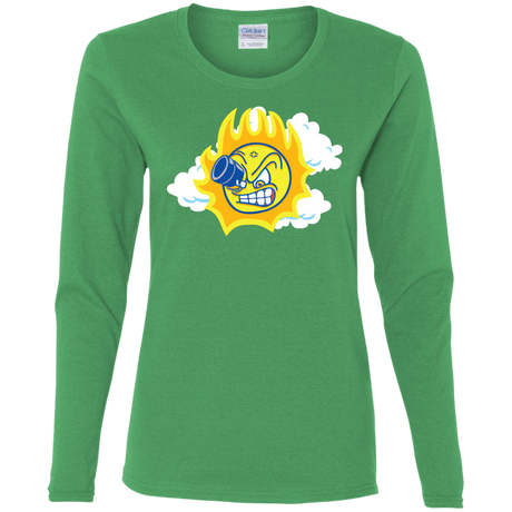 T-Shirts Irish Green / S Journey To The Angry Sun Women's Long Sleeve T-Shirt