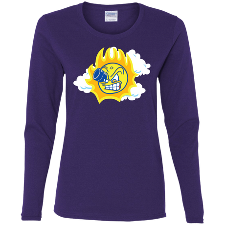 T-Shirts Purple / S Journey To The Angry Sun Women's Long Sleeve T-Shirt