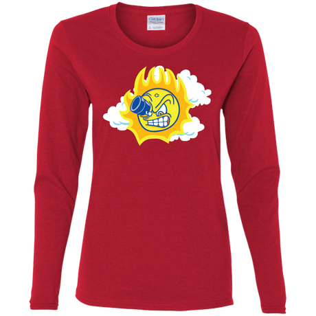 T-Shirts Red / S Journey To The Angry Sun Women's Long Sleeve T-Shirt