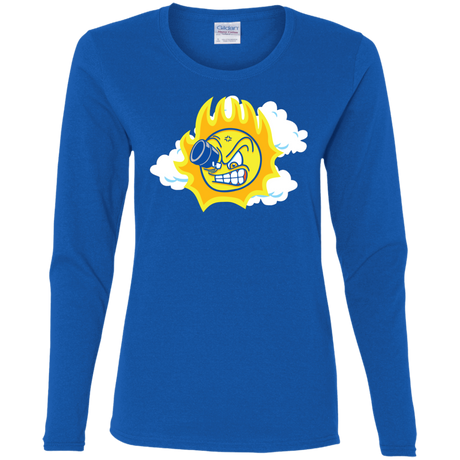 T-Shirts Royal / S Journey To The Angry Sun Women's Long Sleeve T-Shirt