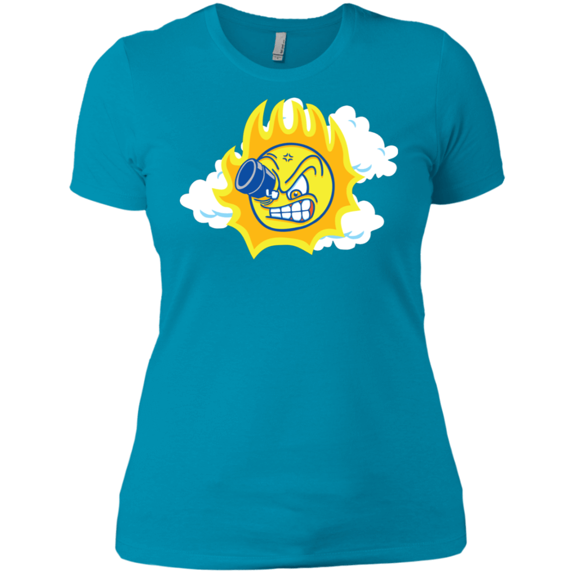 T-Shirts Turquoise / X-Small Journey To The Angry Sun Women's Premium T-Shirt