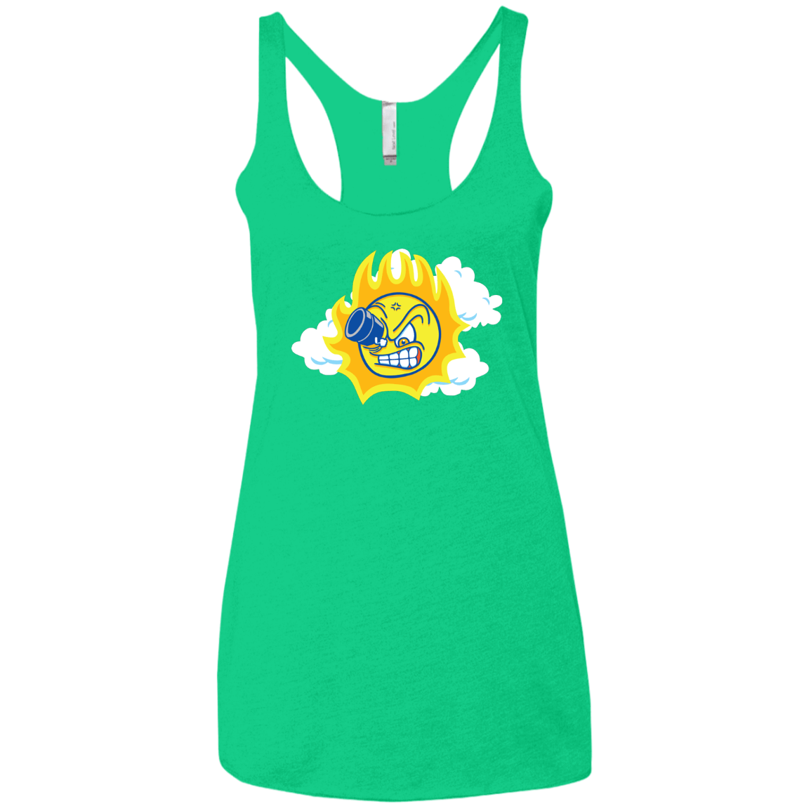 T-Shirts Envy / X-Small Journey To The Angry Sun Women's Triblend Racerback Tank