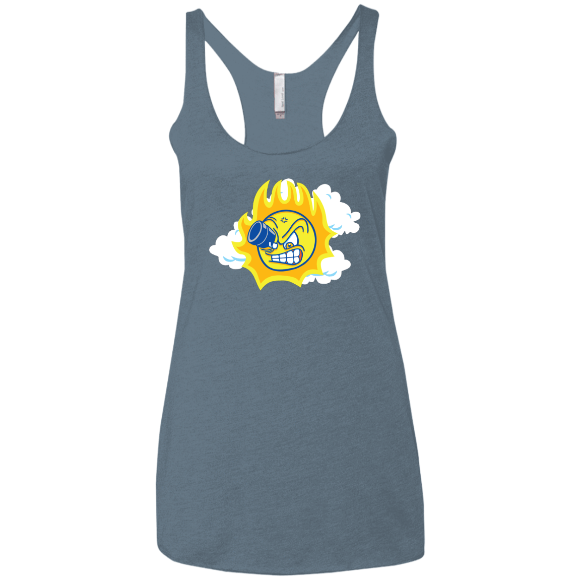 T-Shirts Indigo / X-Small Journey To The Angry Sun Women's Triblend Racerback Tank