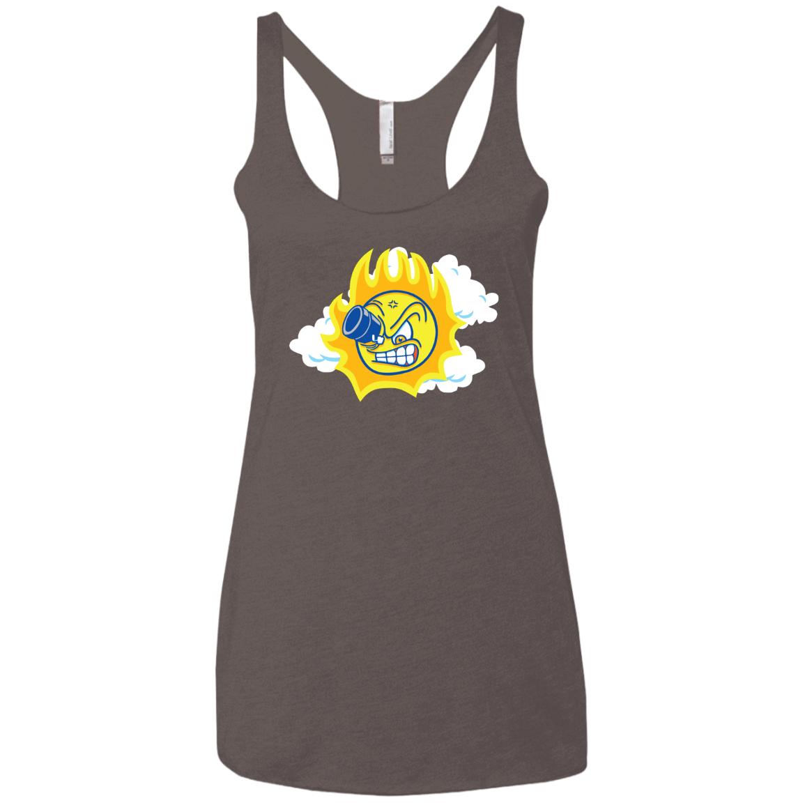 T-Shirts Macchiato / X-Small Journey To The Angry Sun Women's Triblend Racerback Tank