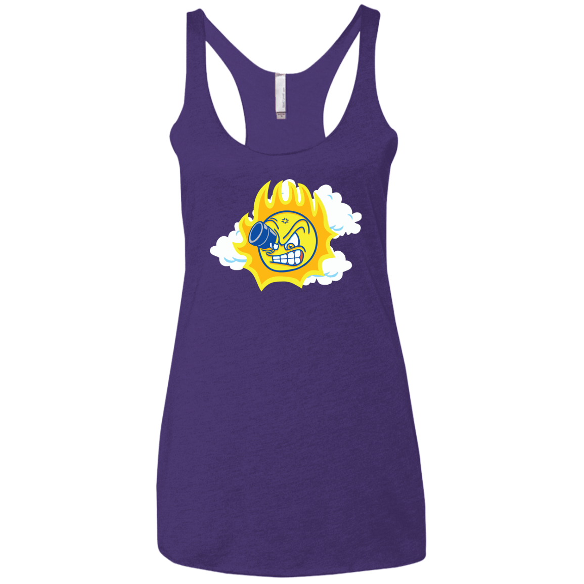 T-Shirts Purple Rush / X-Small Journey To The Angry Sun Women's Triblend Racerback Tank