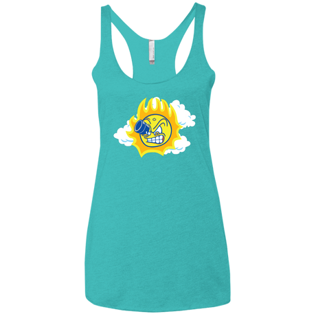 T-Shirts Tahiti Blue / X-Small Journey To The Angry Sun Women's Triblend Racerback Tank