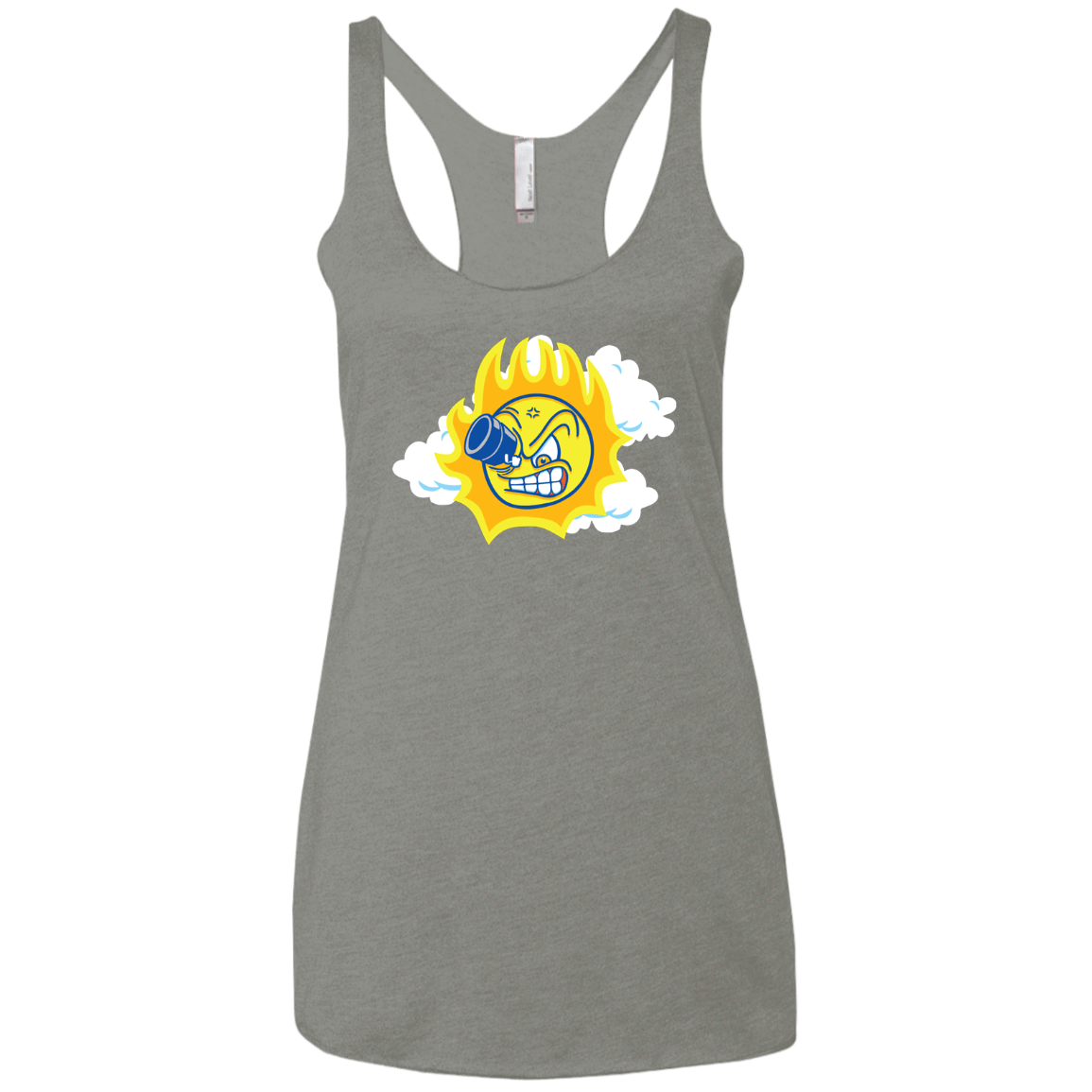 T-Shirts Venetian Grey / X-Small Journey To The Angry Sun Women's Triblend Racerback Tank