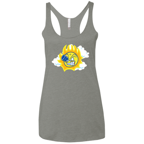 T-Shirts Venetian Grey / X-Small Journey To The Angry Sun Women's Triblend Racerback Tank