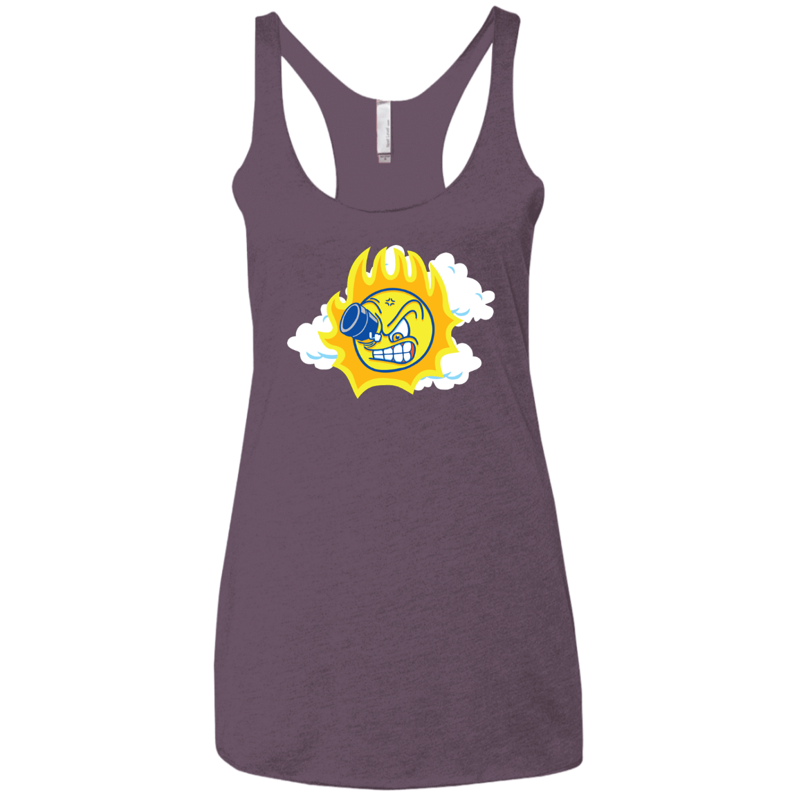 T-Shirts Vintage Purple / X-Small Journey To The Angry Sun Women's Triblend Racerback Tank