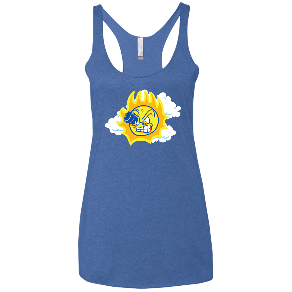 T-Shirts Vintage Royal / X-Small Journey To The Angry Sun Women's Triblend Racerback Tank
