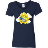 T-Shirts Navy / S Journey To The Angry Sun Women's V-Neck T-Shirt