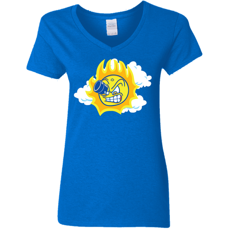 T-Shirts Royal / S Journey To The Angry Sun Women's V-Neck T-Shirt