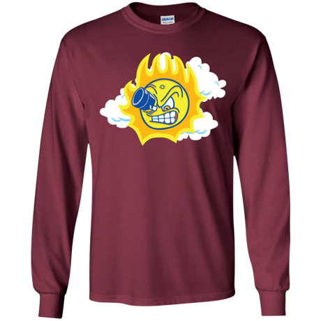 T-Shirts Maroon / YS Journey To The Angry Sun Youth Long Sleeve T-Shirt