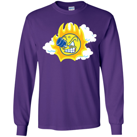 T-Shirts Purple / YS Journey To The Angry Sun Youth Long Sleeve T-Shirt