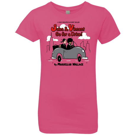 T-Shirts Hot Pink / YXS Jules n Vincent Girls Premium T-Shirt