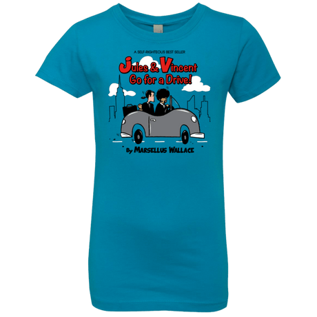 T-Shirts Turquoise / YXS Jules n Vincent Girls Premium T-Shirt