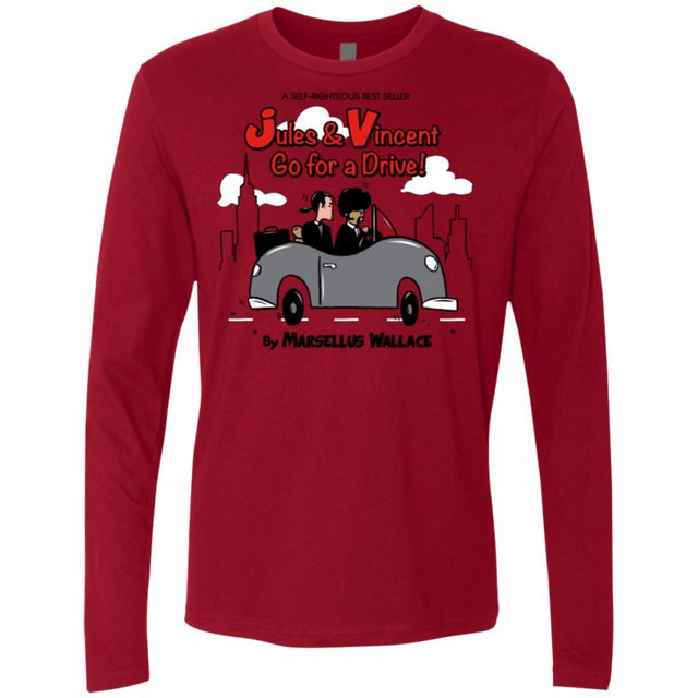 T-Shirts Cardinal / Small Jules n Vincent Men's Premium Long Sleeve