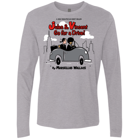 T-Shirts Heather Grey / Small Jules n Vincent Men's Premium Long Sleeve