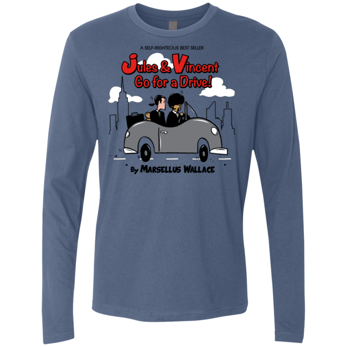 T-Shirts Indigo / Small Jules n Vincent Men's Premium Long Sleeve