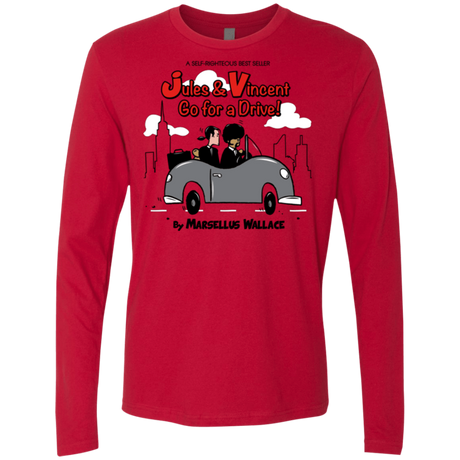 T-Shirts Red / Small Jules n Vincent Men's Premium Long Sleeve