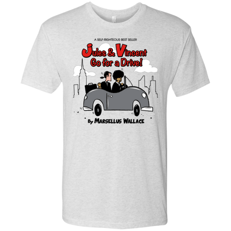 T-Shirts Heather White / Small Jules n Vincent Men's Triblend T-Shirt