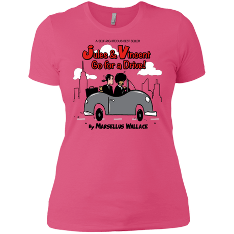 T-Shirts Hot Pink / X-Small Jules n Vincent Women's Premium T-Shirt