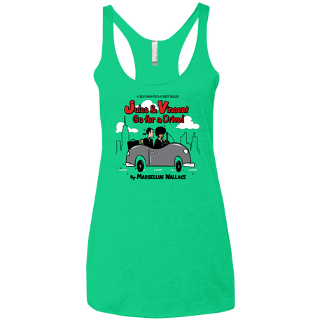 T-Shirts Envy / X-Small Jules n Vincent Women's Triblend Racerback Tank