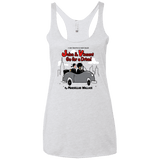 T-Shirts Heather White / X-Small Jules n Vincent Women's Triblend Racerback Tank