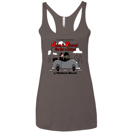T-Shirts Macchiato / X-Small Jules n Vincent Women's Triblend Racerback Tank