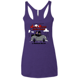 T-Shirts Purple / X-Small Jules n Vincent Women's Triblend Racerback Tank