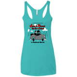 T-Shirts Tahiti Blue / X-Small Jules n Vincent Women's Triblend Racerback Tank