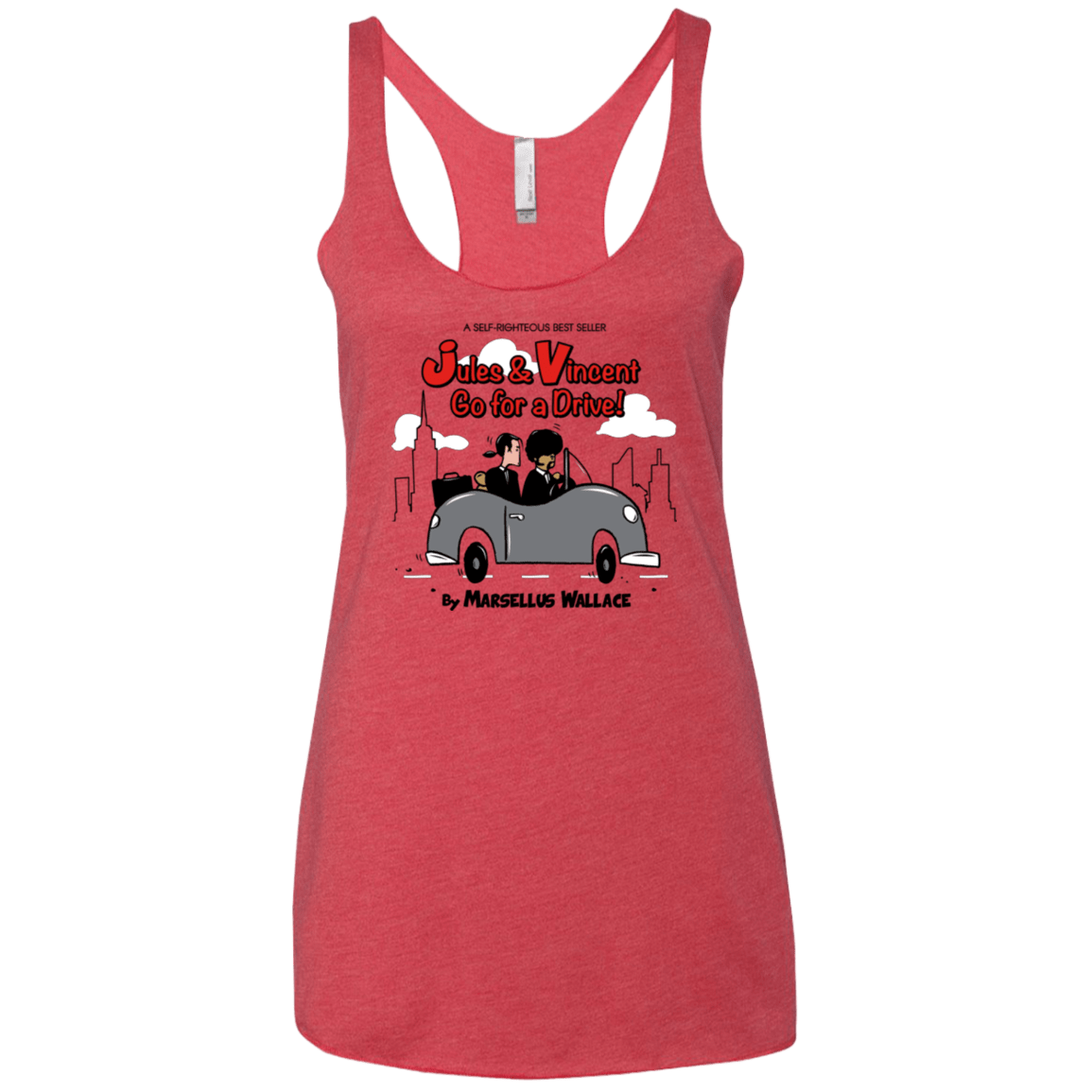 T-Shirts Vintage Red / X-Small Jules n Vincent Women's Triblend Racerback Tank