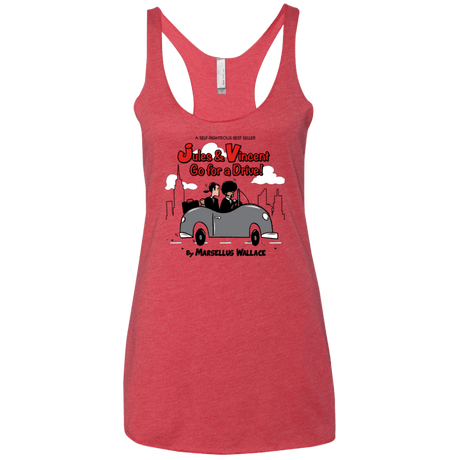 T-Shirts Vintage Red / X-Small Jules n Vincent Women's Triblend Racerback Tank