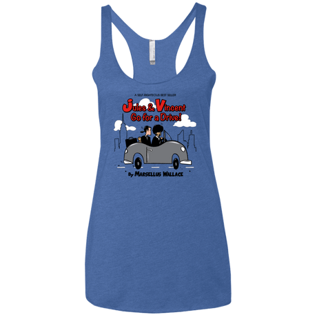 T-Shirts Vintage Royal / X-Small Jules n Vincent Women's Triblend Racerback Tank