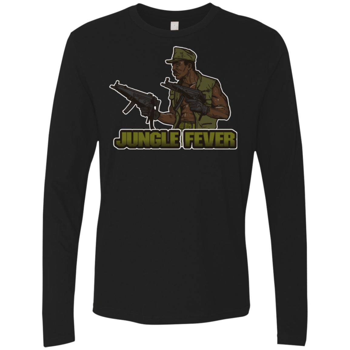 T-Shirts Black / Small Jungle Fever Men's Premium Long Sleeve