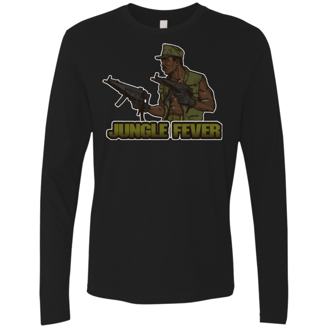 T-Shirts Black / Small Jungle Fever Men's Premium Long Sleeve