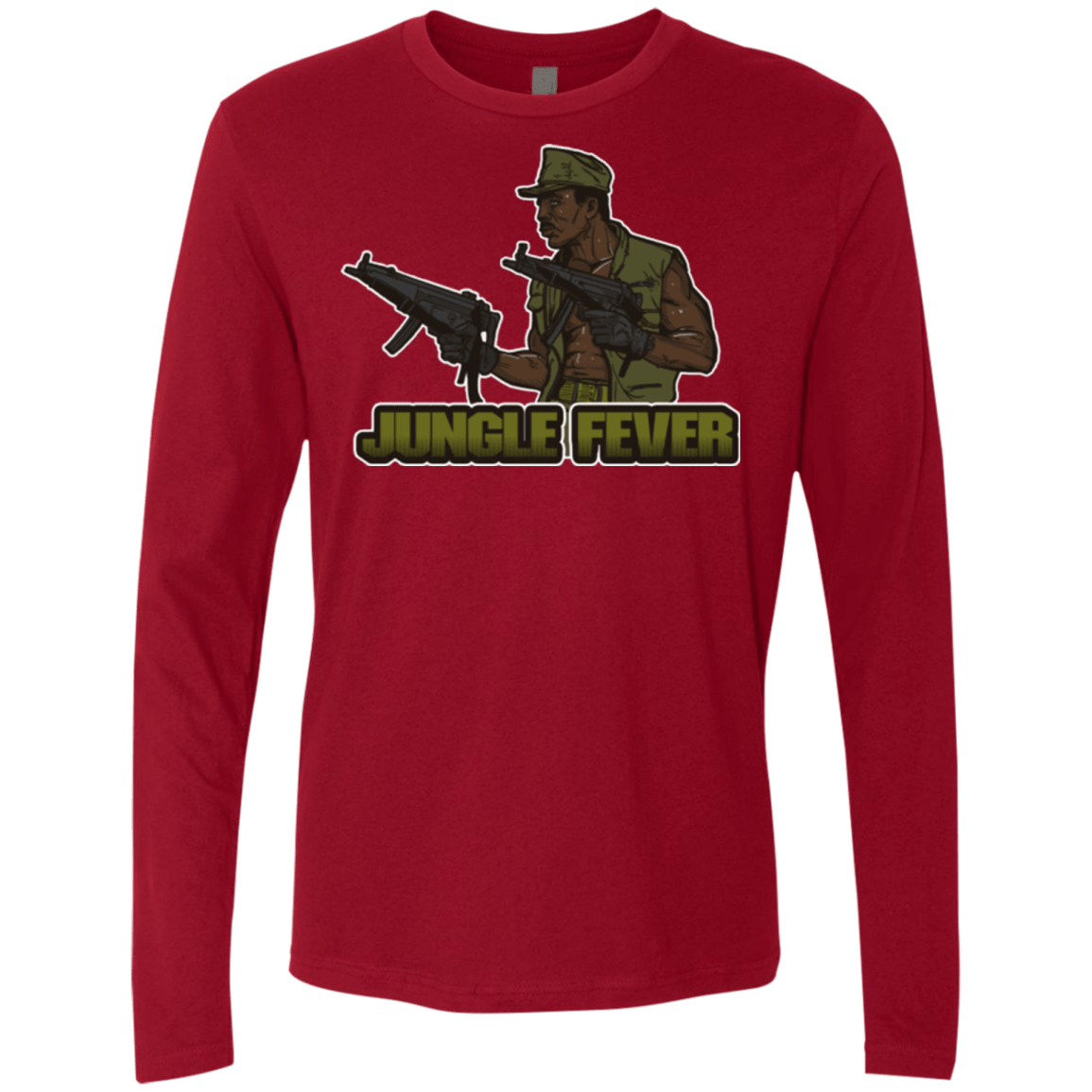 T-Shirts Cardinal / Small Jungle Fever Men's Premium Long Sleeve