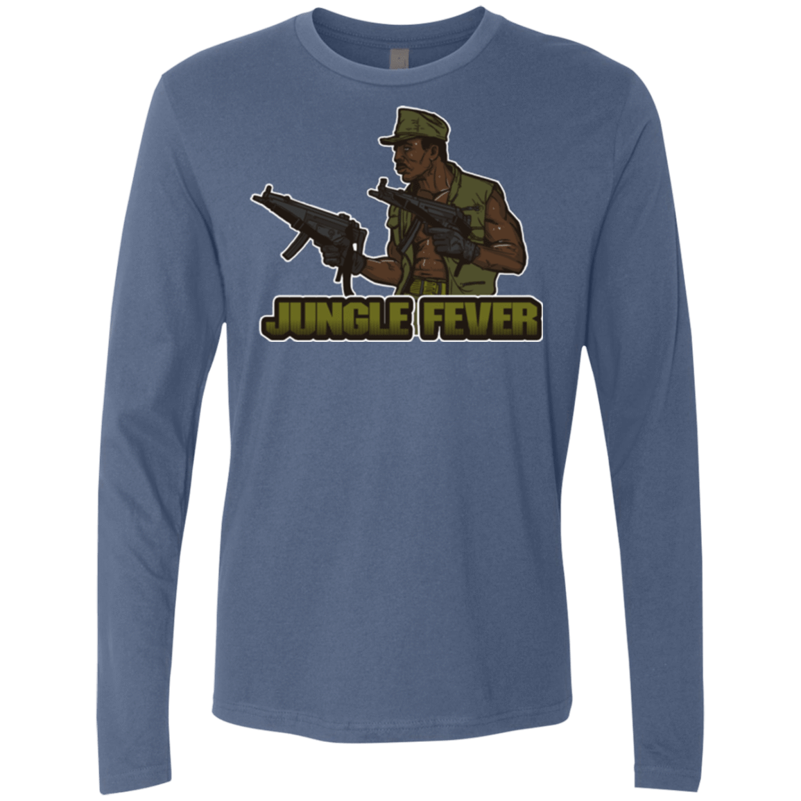 T-Shirts Indigo / Small Jungle Fever Men's Premium Long Sleeve