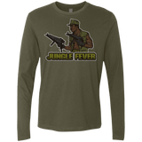 T-Shirts Military Green / Small Jungle Fever Men's Premium Long Sleeve