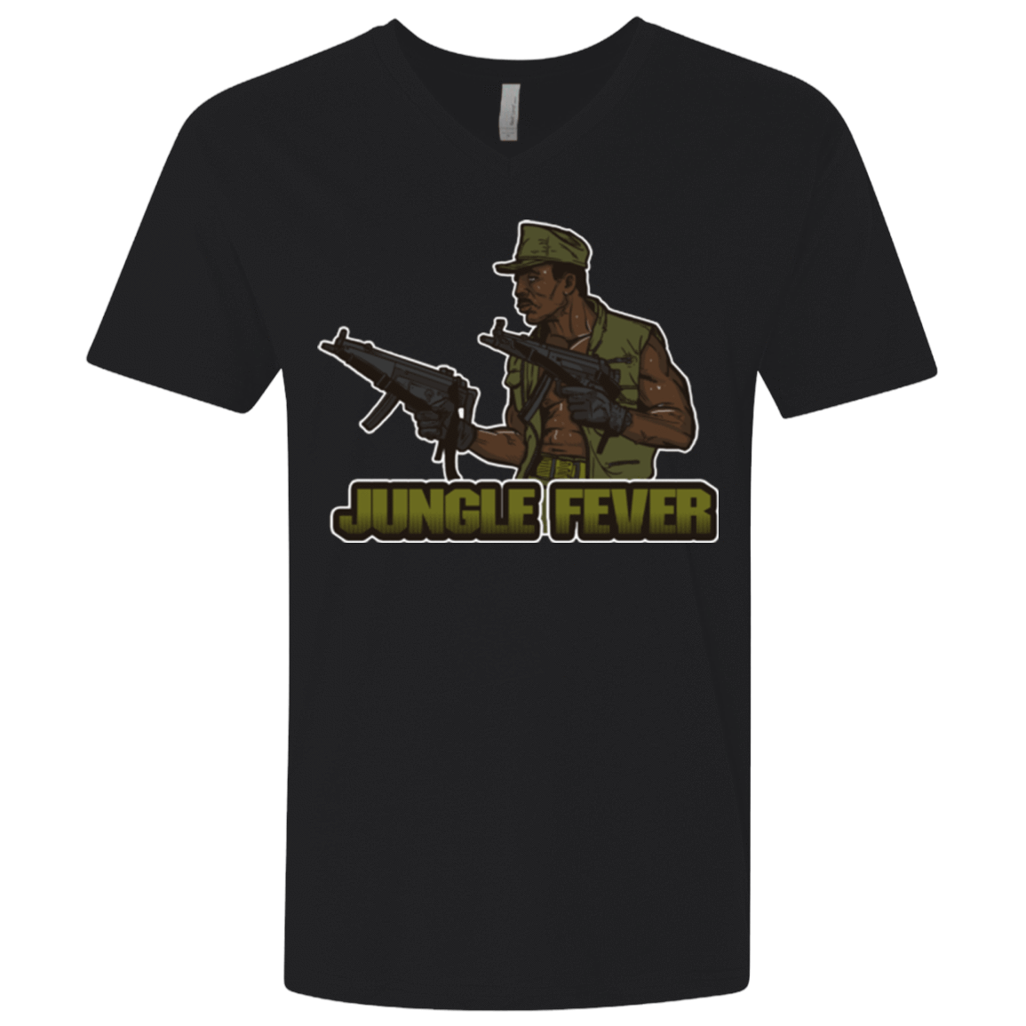 T-Shirts Black / X-Small Jungle Fever Men's Premium V-Neck