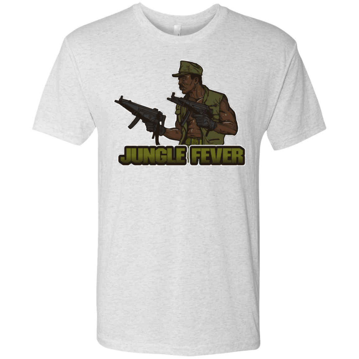 T-Shirts Heather White / Small Jungle Fever Men's Triblend T-Shirt