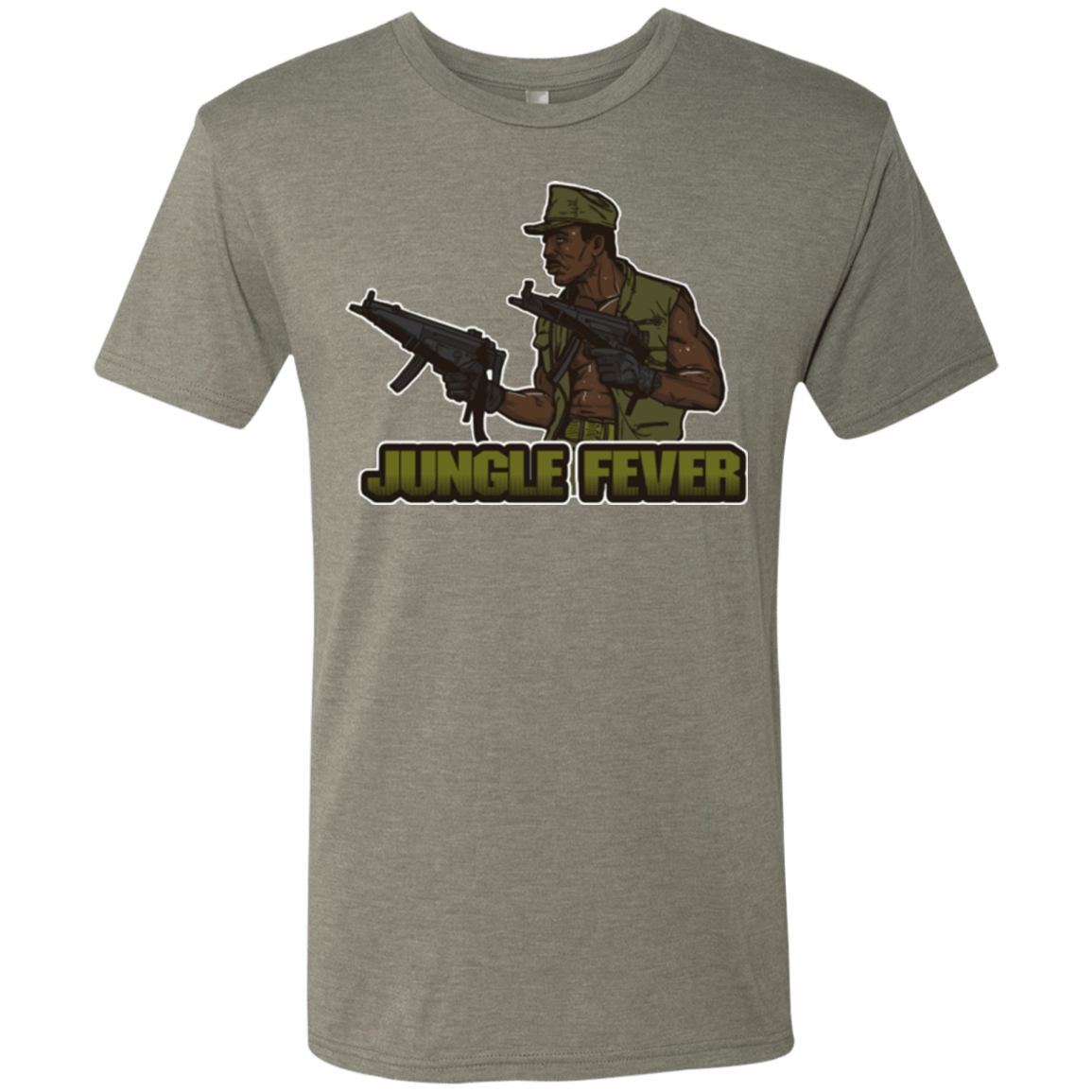 T-Shirts Venetian Grey / Small Jungle Fever Men's Triblend T-Shirt