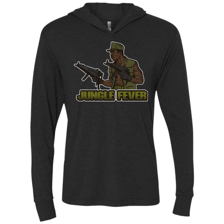 T-Shirts Vintage Black / X-Small Jungle Fever Triblend Long Sleeve Hoodie Tee