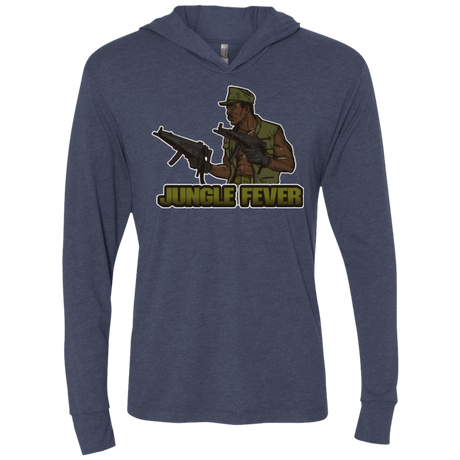 T-Shirts Vintage Navy / X-Small Jungle Fever Triblend Long Sleeve Hoodie Tee