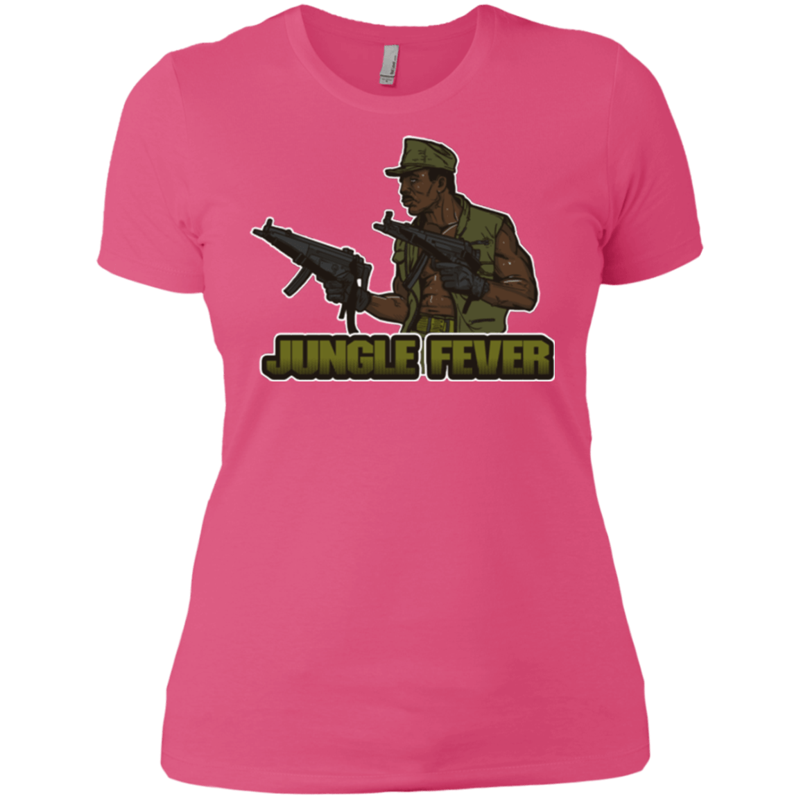 T-Shirts Hot Pink / X-Small Jungle Fever Women's Premium T-Shirt
