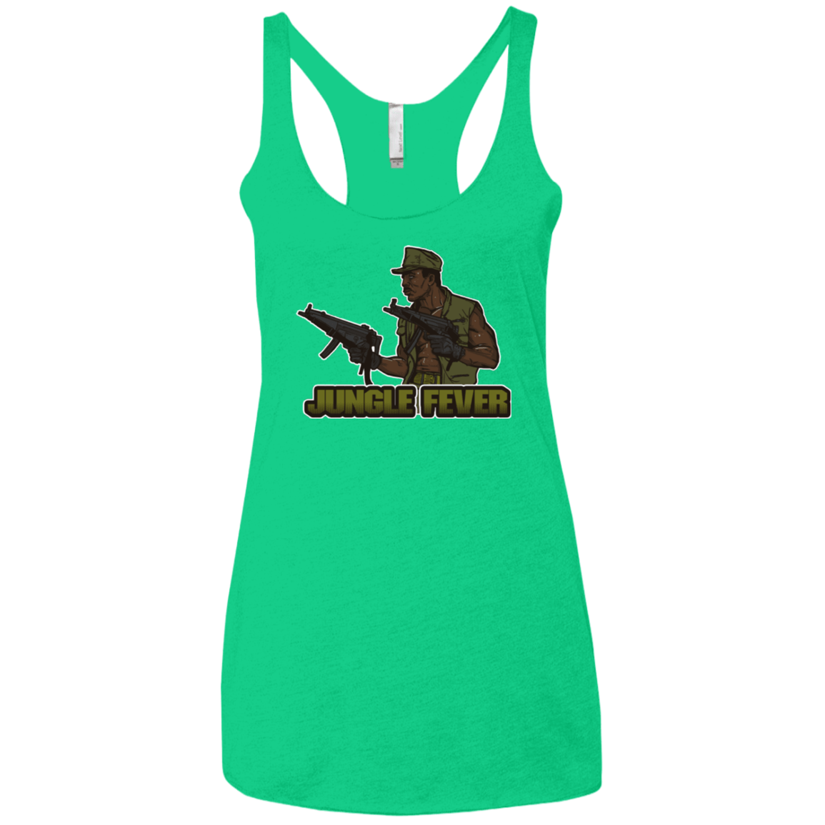 T-Shirts Envy / X-Small Jungle Fever Women's Triblend Racerback Tank