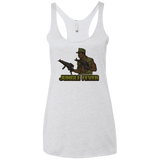 T-Shirts Heather White / X-Small Jungle Fever Women's Triblend Racerback Tank