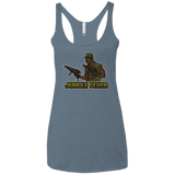 T-Shirts Indigo / X-Small Jungle Fever Women's Triblend Racerback Tank